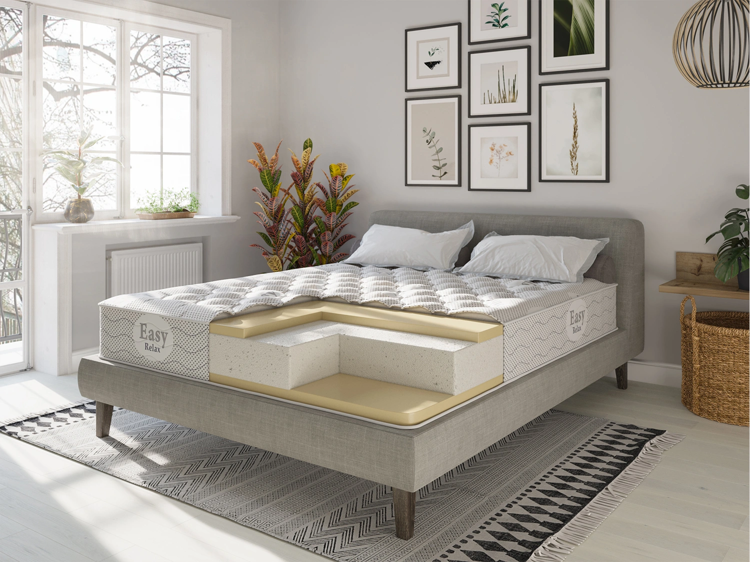 Матрас Evita Visco Comfort 2 200x80: купить в Москве | интернет-магазин ...